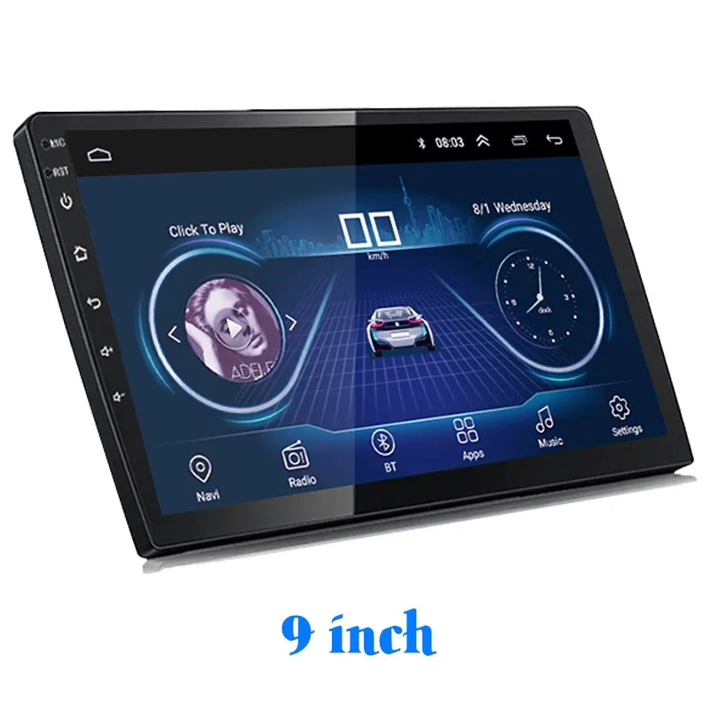 9 inch K802 Автомагнитола wifi Android 8,1 2 Din мультимедийный 10/9 дюймов Универсальный Bluetooth MP5 плеер gps навигация RAM1G ROM16G Mirrorlink - Цвет: 9 inch K802