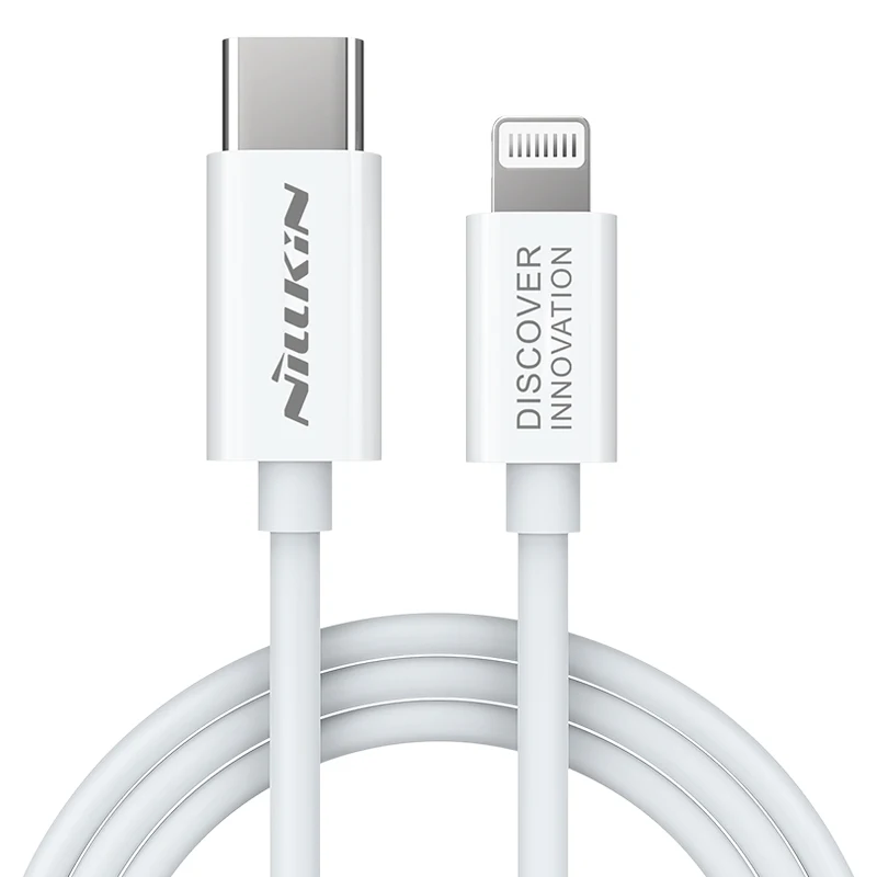 Nillkin Superspeed Usb кабель type-C для освещения 3A для iPhone X Xr Xs Max Быстрая зарядка с зарядным устройством type C PD для iPad Pro 10,5