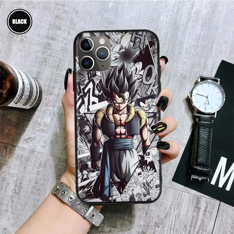 Чехол для телефона Goku с аниме шариками и драконами iPhone 13 Pro Max 11 12 XS XR X 7 8 6 6S Plus Mini SE