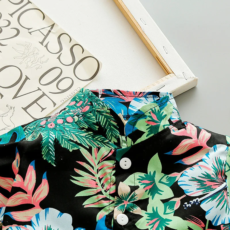 Комплект летней одежды для мальчиков новые детские комплекты маленьких Модная