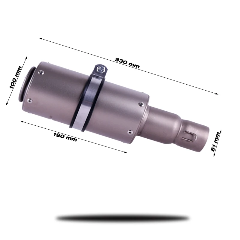 

36-51mm Universal Dirt Bike ATV Slip On Scooter Carbon Fiber Colors Motorcycle Exhaust Muffler Escape With DB-Killer