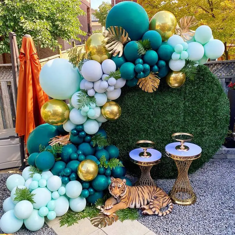 

104pcs/set Balloon Balloon Garland Arch Kit Jungle Happy Birthday Balloons Decor Boy Kids Birthday Baby Shower Party Supplies
