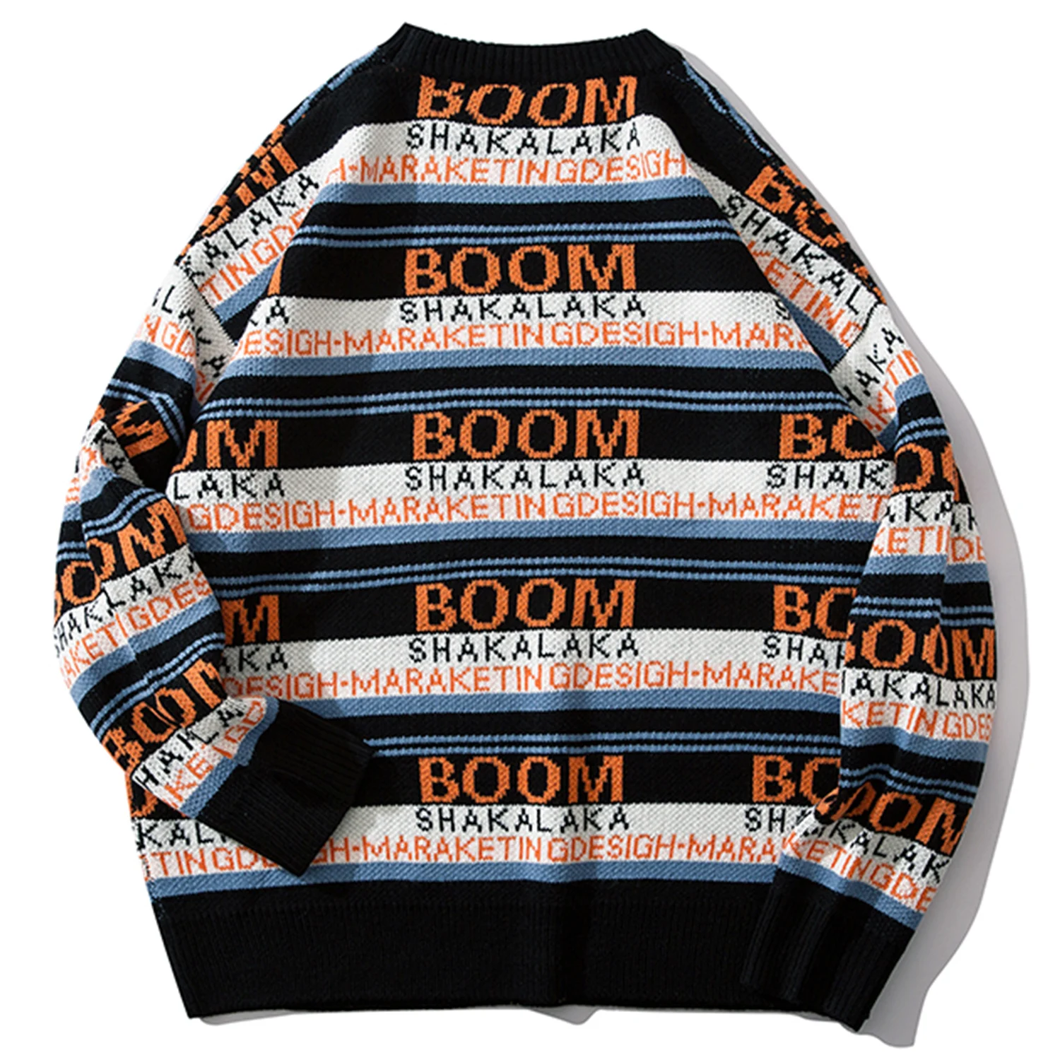 Мужская трикотажная одежда в стиле пэчворк с буквенным принтом Harajuku топы хип хоп