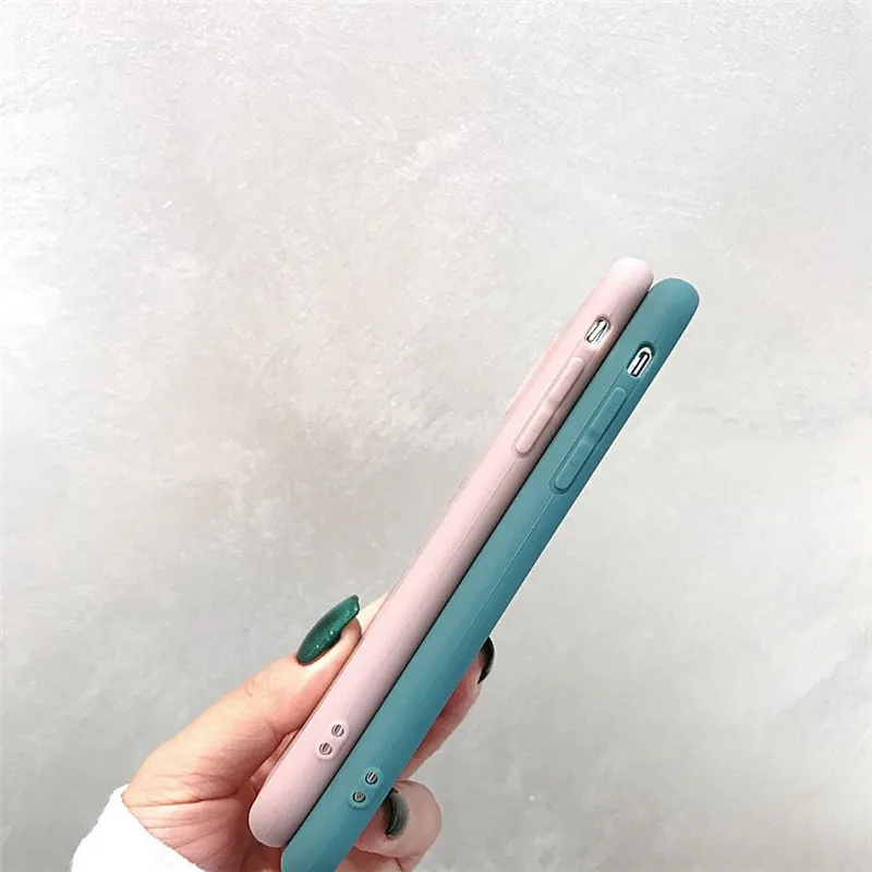 Kuutti короткие синие красные силиконовые китайские слова Телефон чехол для iPhone 6 6s 7