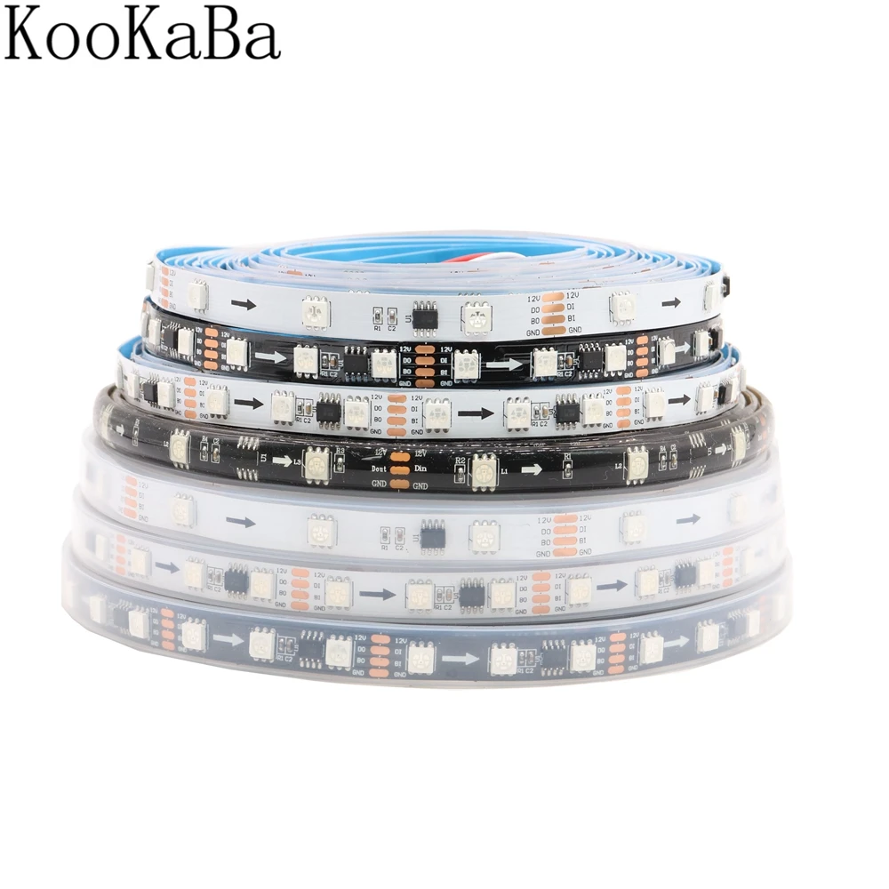 Пиксельная светодиодная RGB лента LB1934 12 В постоянного тока (обновление WS2811)