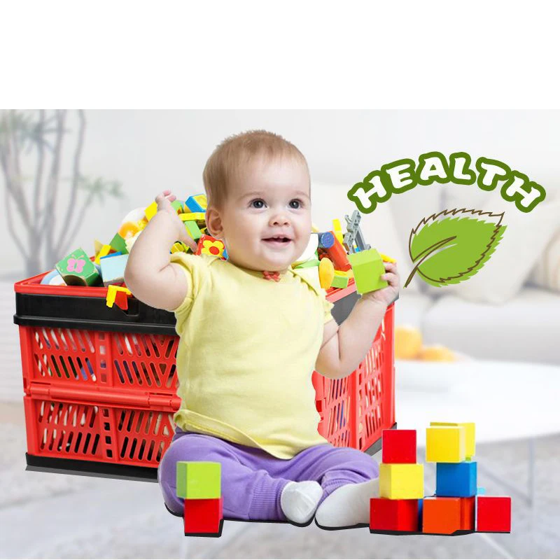 Складная корзина для хранения покупок в супермаркете портативная Корзина