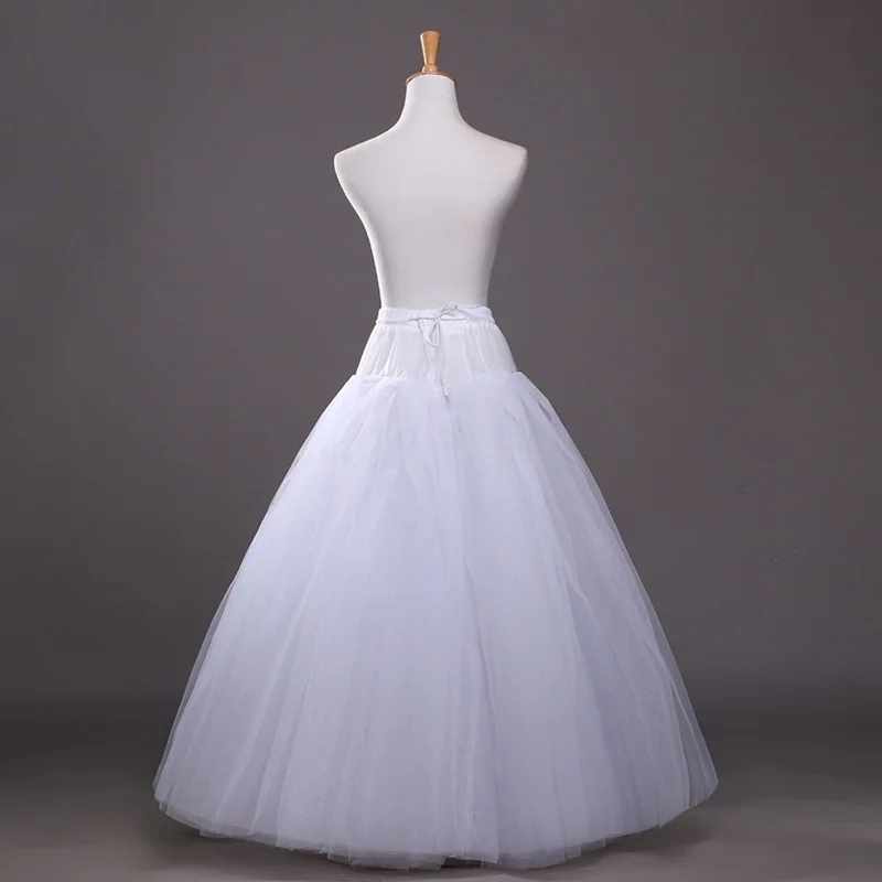 NUOXIFANG Bridal Slips Wedding Underskirt White Underdress Falda Brautpetticoat Long Crinoline Sottoveste A Line Petticoat Layer | Свадьбы и