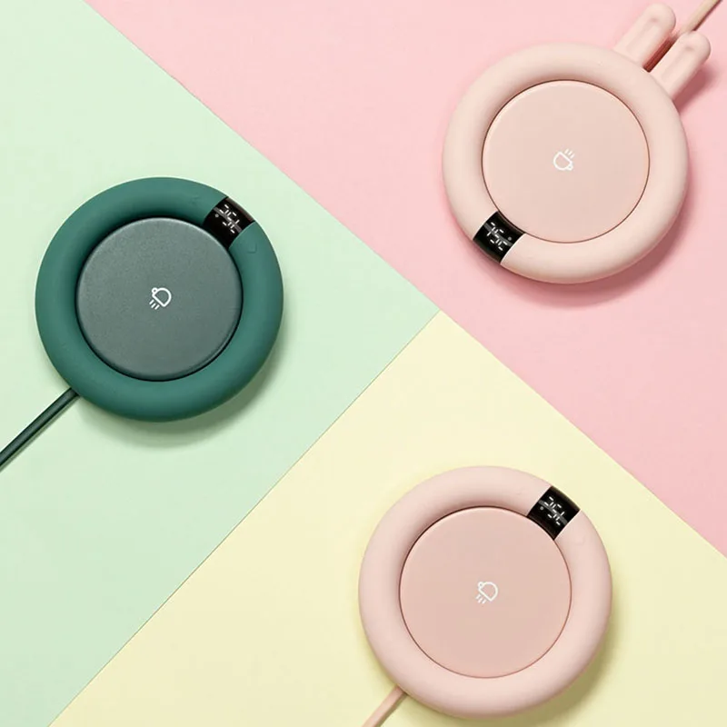 

Heater Smart Thermostatic Hot Tea Makers 3 Gear Heating Coaster Desktop Heater for Coffee Milk Tea 220V Coffee Mug Warmer Cup