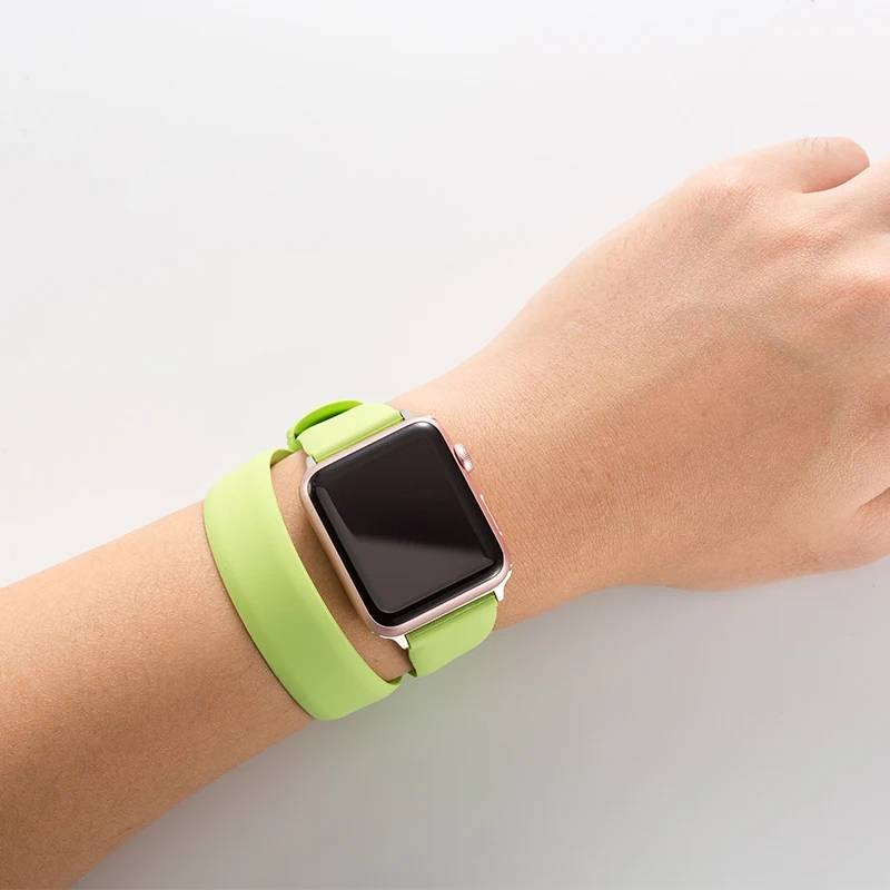 Ремешок для наручных часов Apple Watch 38 42 мм версия iWatch 4 полосным 44/40 спортивный