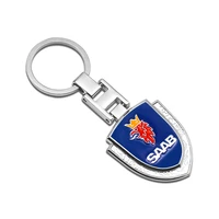 car metal keychain key ring fashion creative key holder car stlying for saab 9 3 93 9 5 9 3 9000 5 auto accessories