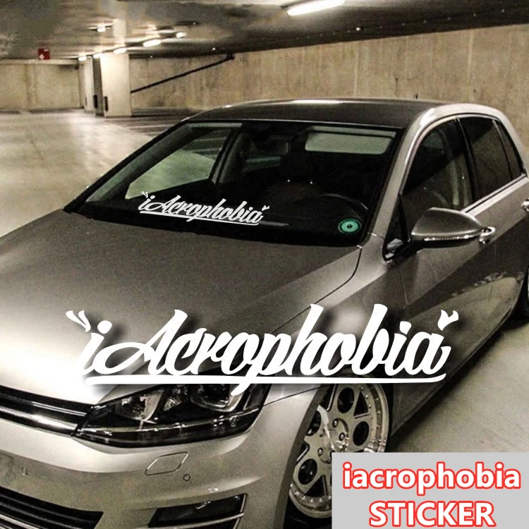Car Styling Vinyl Sticker Auto Front Windshield Window Decals for Hellaflush HF Iacrophobia | Автомобили и мотоциклы