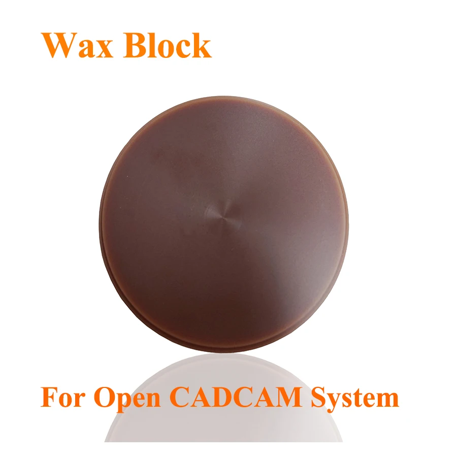 

5 pcs Wholesale Wax Discs 98mm Cad Cam Dental Milling Wax Block Brown