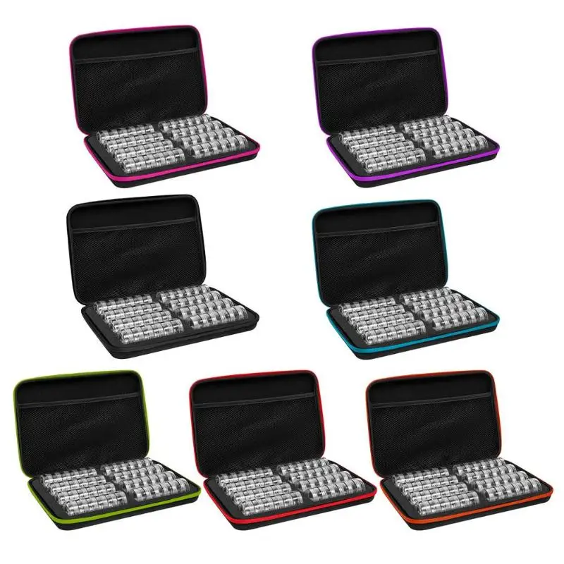 2 Pack 28 Grids Diamond Painting kits Plastic Storage Box Nail Art Rhinestone Tools Beads Case Organizer Holder | Дом и сад