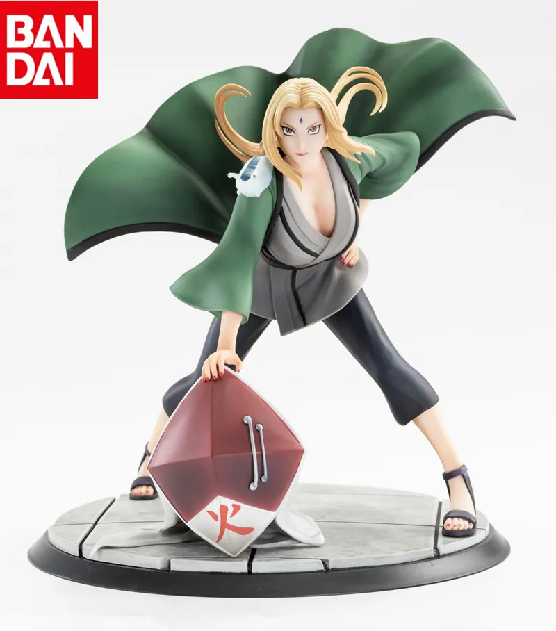 

26 см, семейная статуя гоdaime Tsunade, Подарочная игрушка, саньнин Наруто Tsunade, экшн-фигурка, Коллекционная модель из ПВХ и смолы