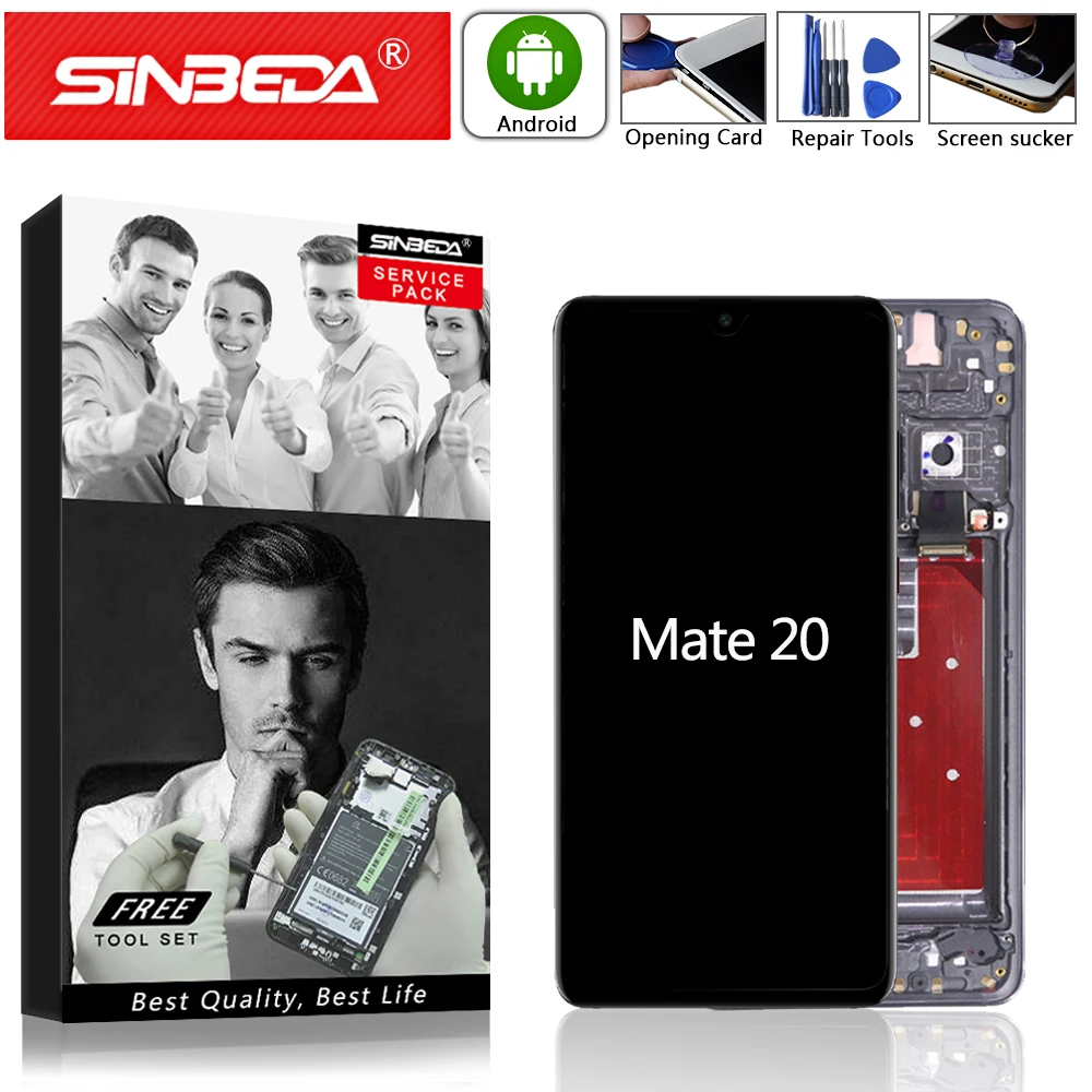 Оригинальный ЖК дисплей для Huawei Mate 20 6 53 дюйма дигитайзер сенсорного экрана в