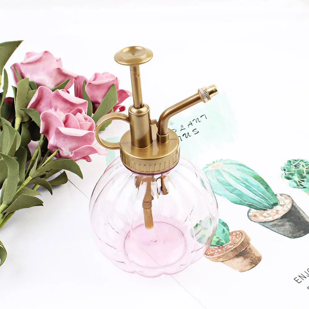 

Portable Sprayer Hand Press Plastic Retro Plants Watering Pot Home Irrigation 3 Color Spray Bottle Lawn Gardening Tool DIY