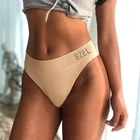 Женские трусики BZEL, сексуальное женское нижнее белье с буквами, летние бикини, хлопковое нижнее белье, женские трусики, трусики, бесшовные трусики, новинка
