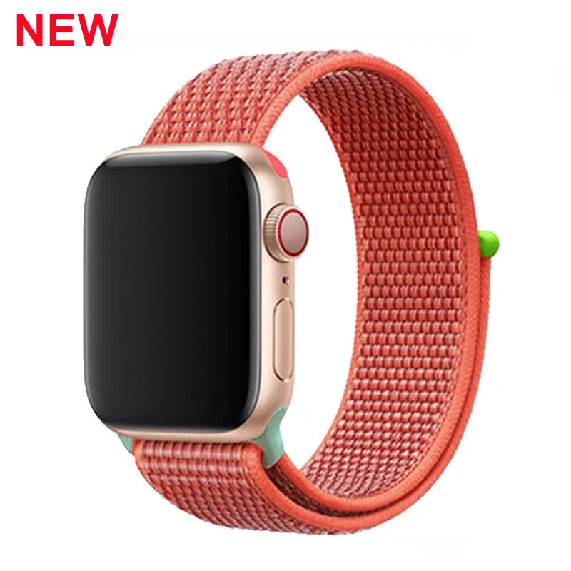 Ремешок для Apple Watch 42 мм 38 мм 5 4 3 correa iwatch 44 мм 40 мм спортивный браслет-петля Apple watch 5 4 аксессуары 5/3/2 - Цвет ремешка: NEW 1