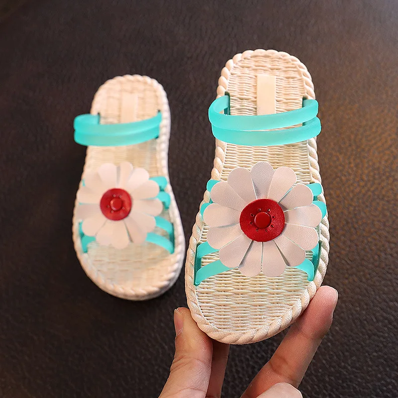 

Slippers Kids Toddler Infant Baby Girl Home Slippers Rubber Cartoon Animation Cat Flat Heels Shoes Sandals Kids Slippers