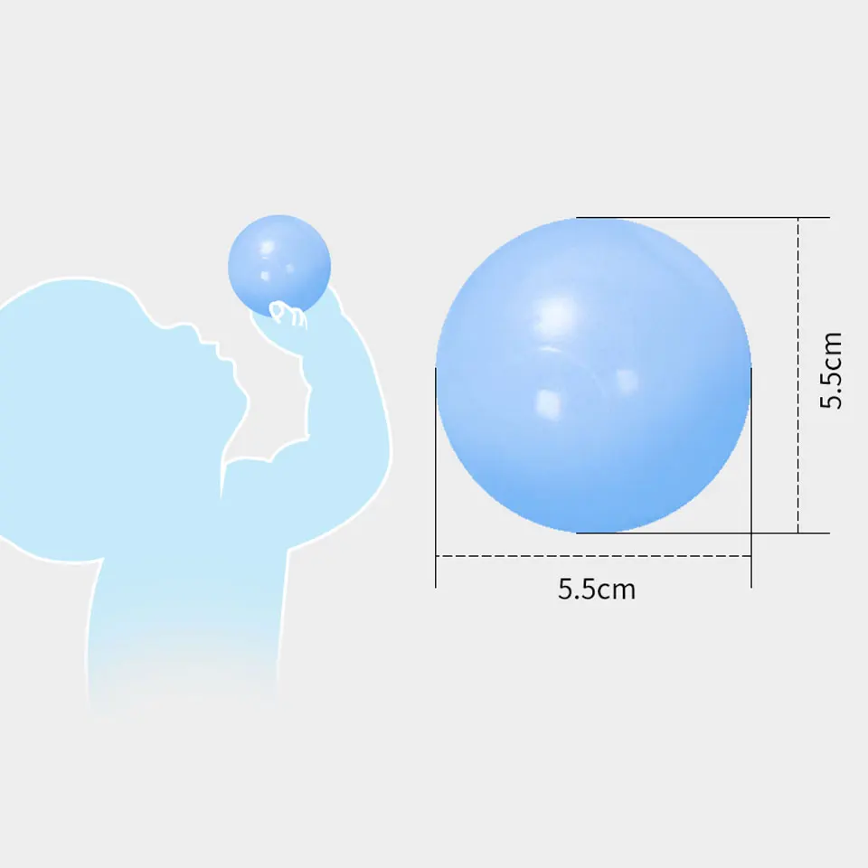 400 шт./лот экологически чистые разноцветные шарики мягкие пластиковые морские