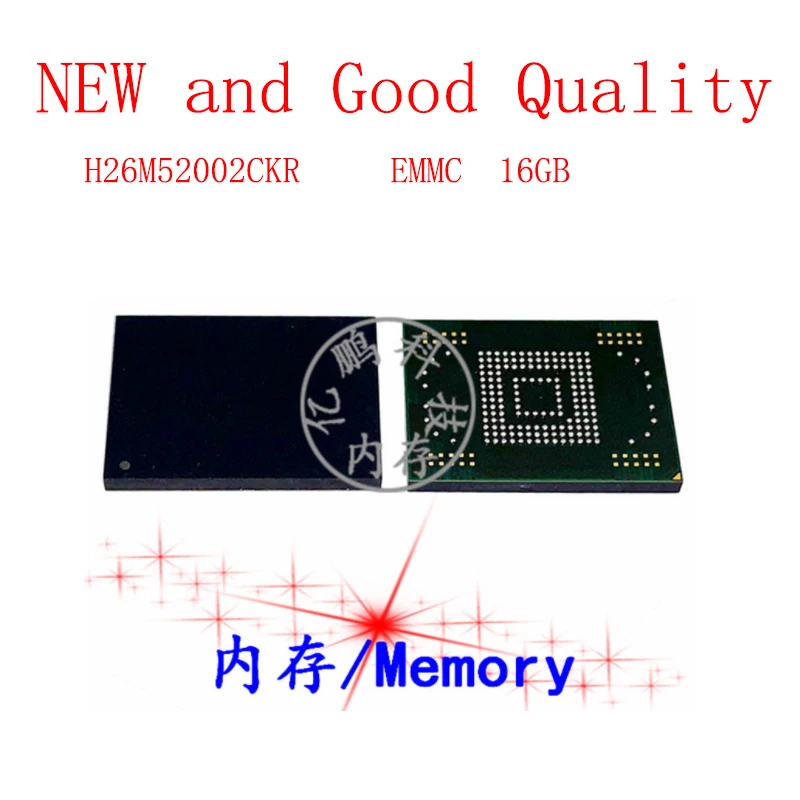 

H26M52002CKR BGA169 Ball EMMC 16 Гб памяти, жесткий диск, новый и хорошего качества