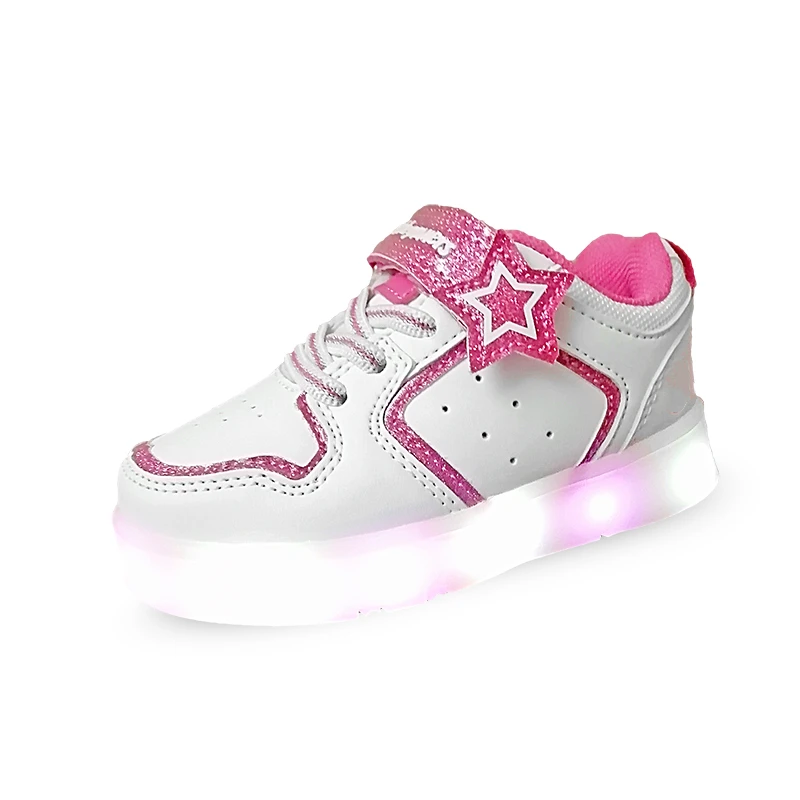 

Super quality back hard sport Kids Sneakers Lighted Children Shoes, Fashion Girl/Boy outdoor Shoes