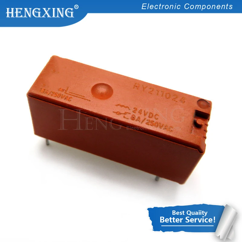 

1pcs/lot RY211024 211024 Relay 8A 24V DIP-5 In Stock