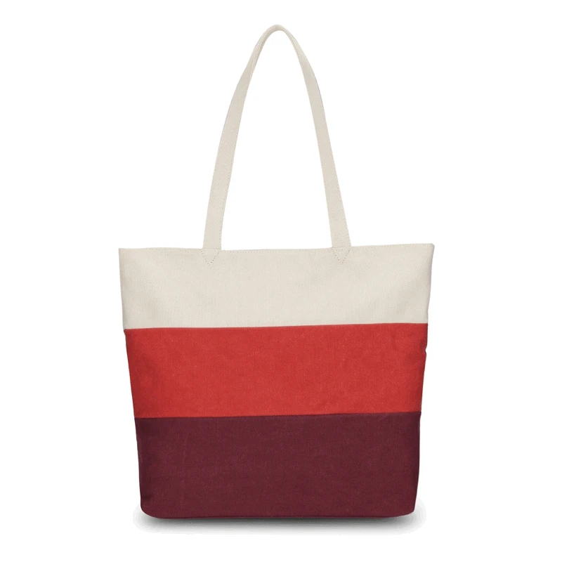 Weysfor Women Shoulder Bag Handbags Canvas Tote Travel Bags Stripe Shopping Bags Female Beach Shoulder Bags High Quality Canvas