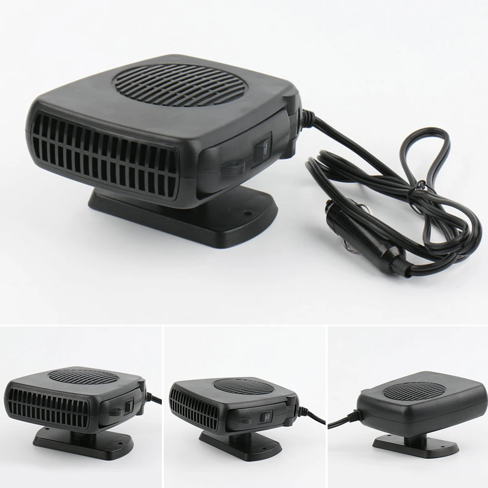 

Портативный многофункциональный охлаждающий вентилятор 2 в 1, твердый 12 В 150 Вт, Универсальный прочный пластиковый автомобильный обогревате...