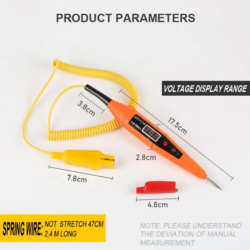 Многофункциональный цифровой тестовый карандаш дисплей тестер напряжения er