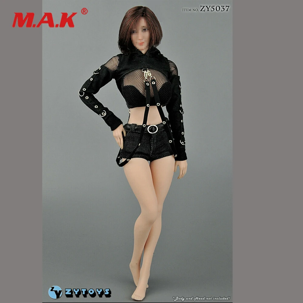 

IN Stock ZYTOYS 1/6 ZY5037 Clothes Pants Model Fit 12inch Female Action Figure Body Toys Sexy Lace Female shirts and pants