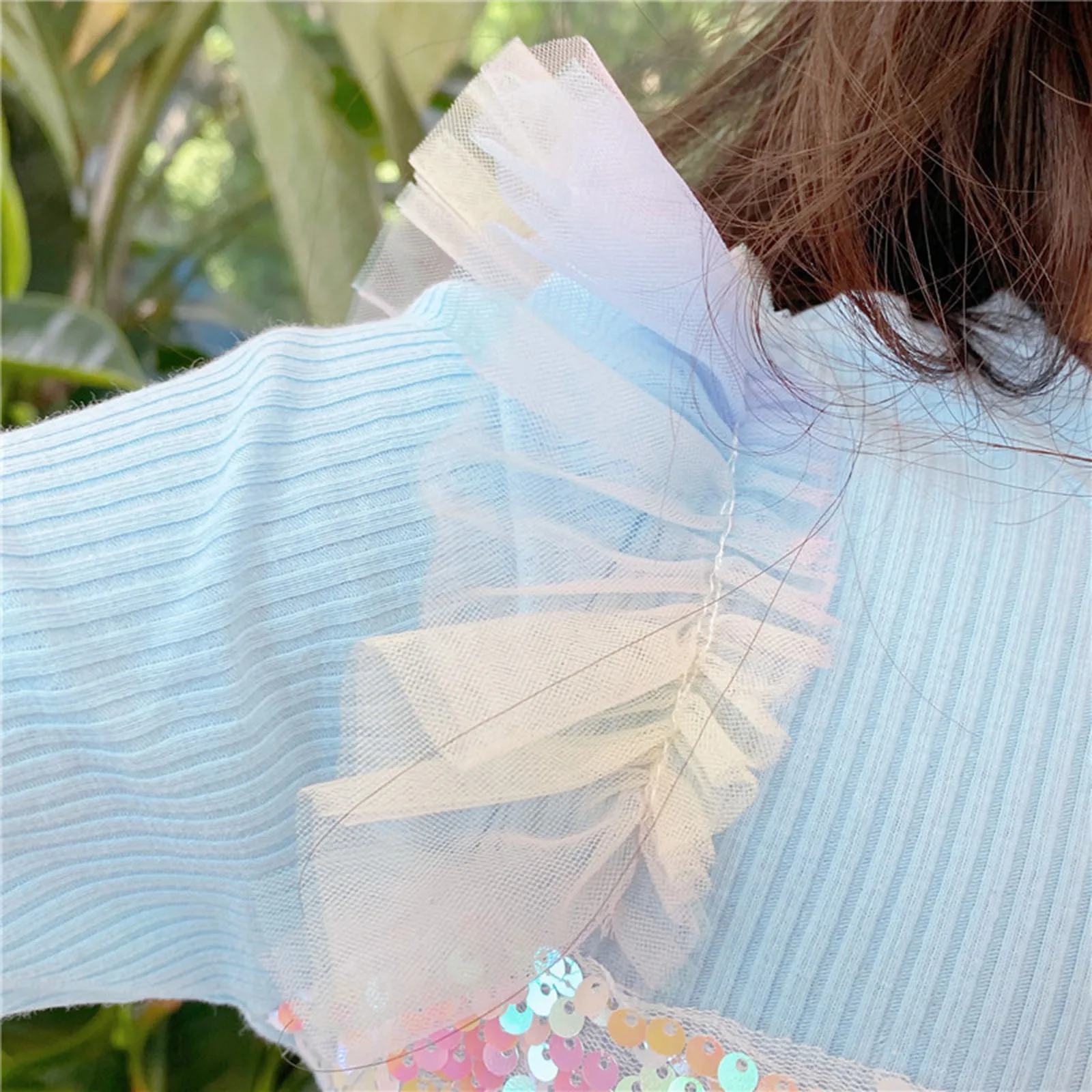 

Spring Autumn Toddler Baby Girls Mesh Sequins Patchwork Tulle Princess Dresses Casual Clothes Kid Girls Multicolor Lace Dress