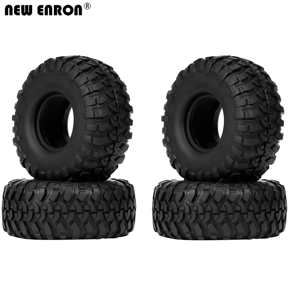 

NEW ENRON 1.9inch 118mm Rubber Tyre Tires 4Pcs For RC 1/10 Crawler Car Axial SCX10 II 90046 TF2 Tamiya CC01 D90 Traxxas TRX4 T6