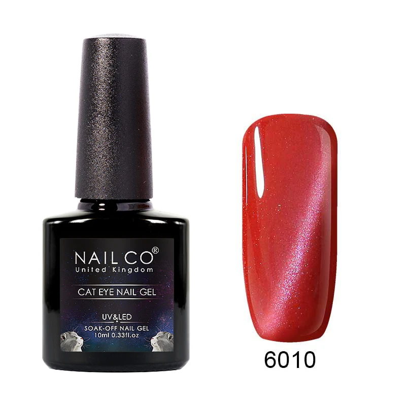 NAILCO 10 мл кошачий глаз замачиваемый Гель лак полуперманентный УФ светодиодная