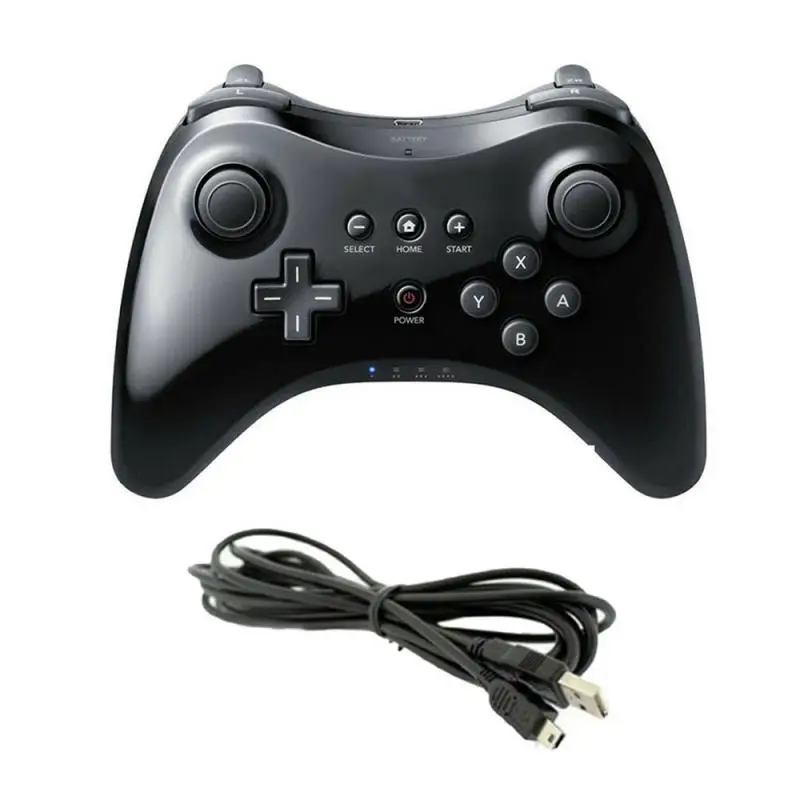 Новый беспроводной геймпад для Nintendo Wii U Pro Bluetooth джойстик контроллер с USB кабелем