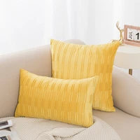 velvet cushion cover solid color pillowcase skin friendly bed pillow cover sofa living room decoration home decor 30x5045x45cm