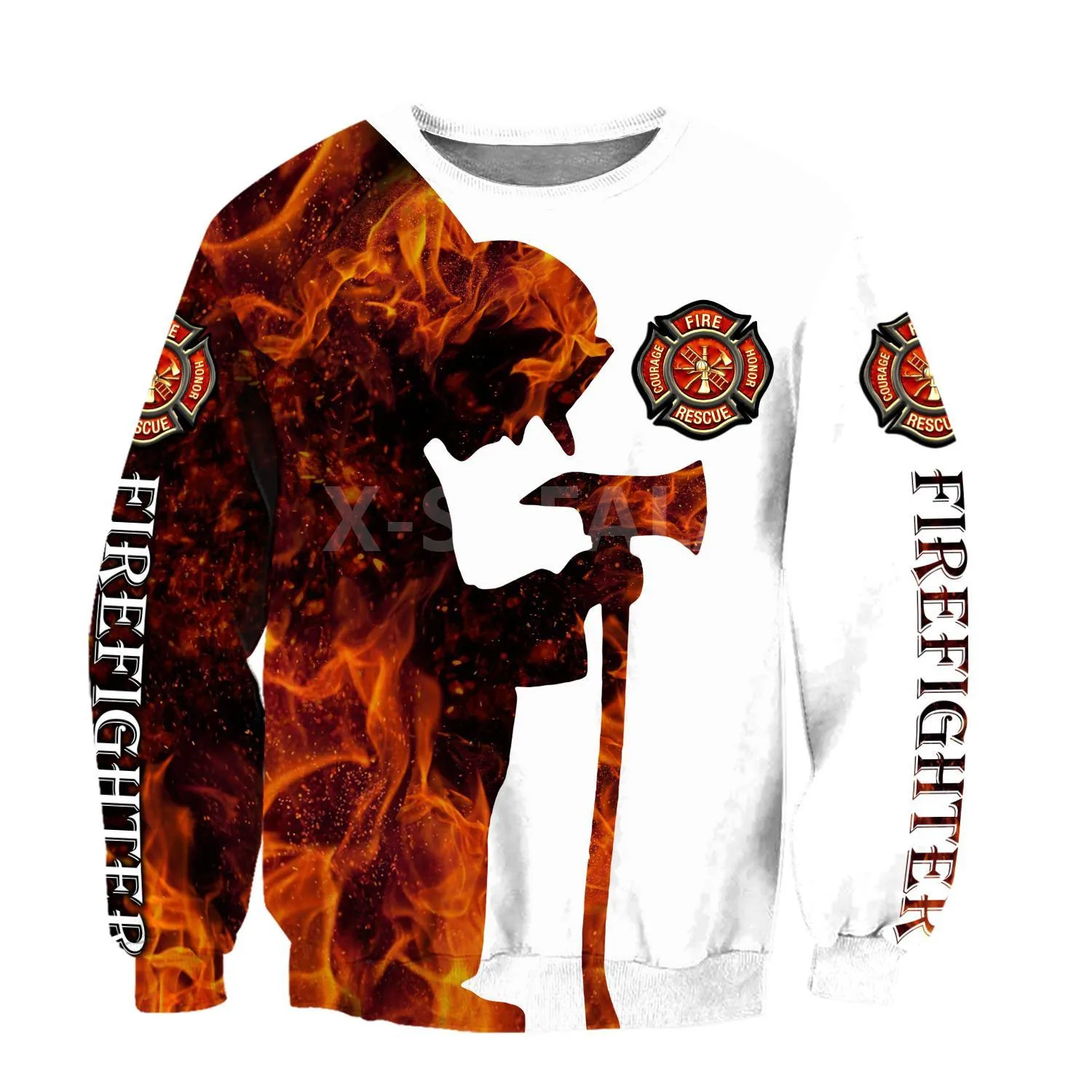 

Respectful Firefighter 3D Print Spring Autumn Hoodie Man Women Harajuku Outwear Zipper Pullover Sweatshirt Casual Unisex-2