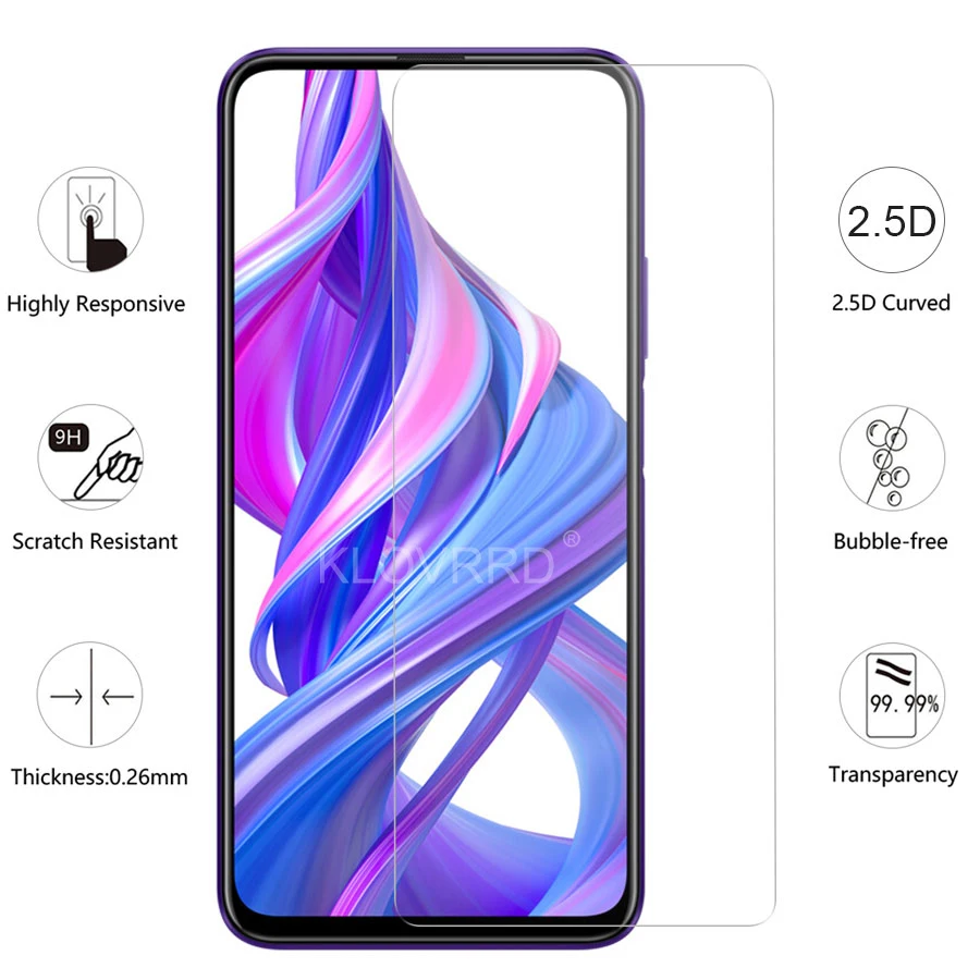 2.5D Закаленное стекло для huawei honor 9x протектор экрана Премиум 9X профессиональная