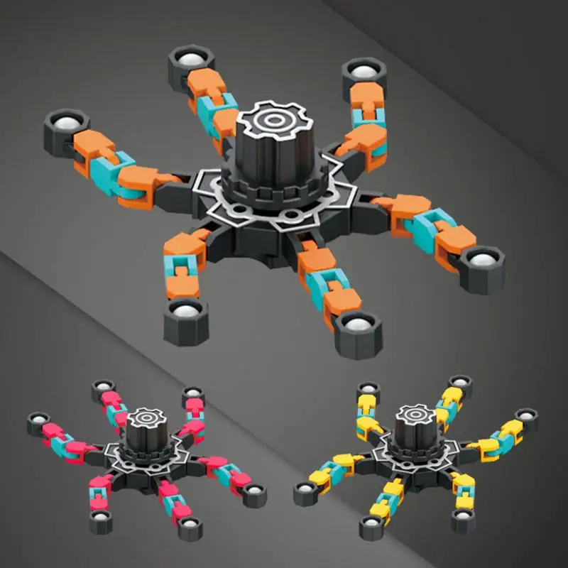 Пальцевой гироскоп игрушки на палец Gyro сенсорные Пальцы для детей DIY