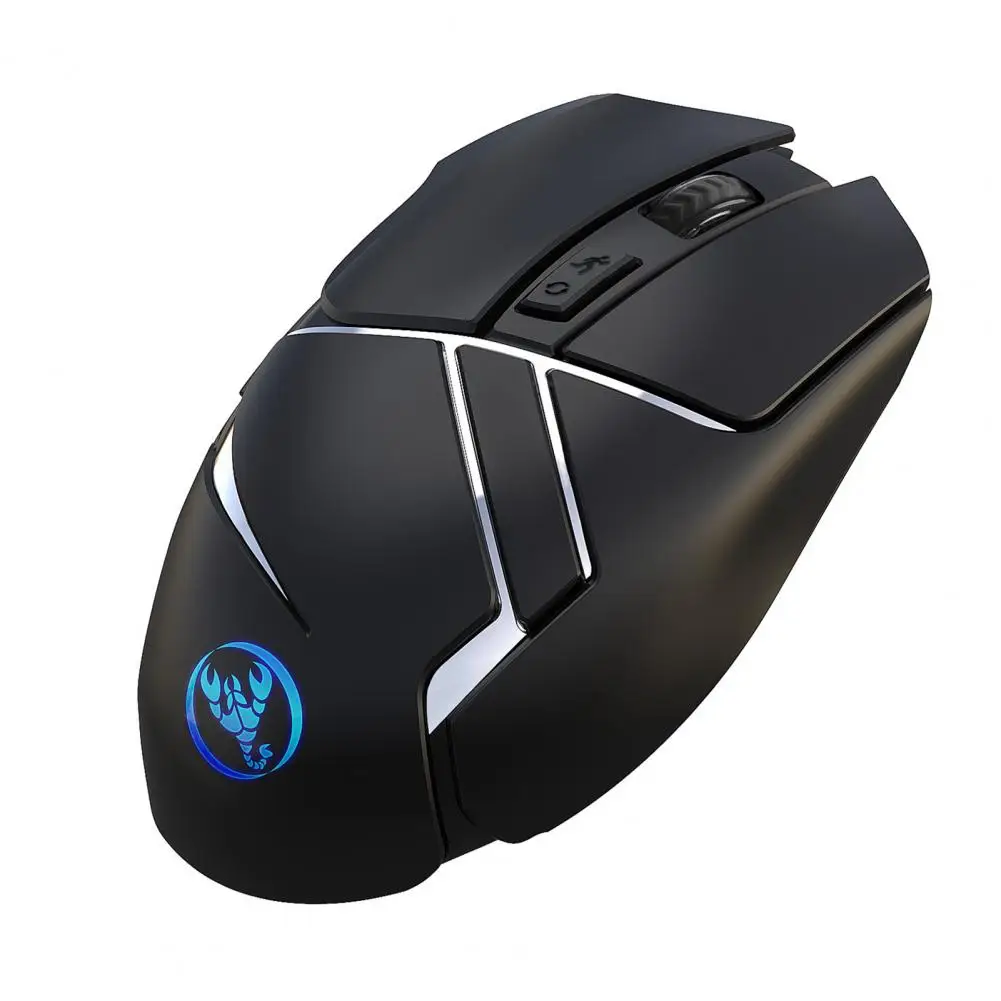 

3.7V/18mA 6 Keys HXSJ T60 2400DPI 2.4GHz Rechargeable Wireless Gaming Mouse Computer Accessory Wireless Mouse 5 Million Times