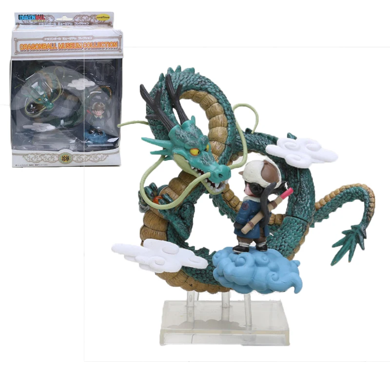gold shenron6 15 см Dragon Ball Shenron figulas прикроватная лампа Dragon Ball Z рисунок ночной Светильник Shenlong+ 7 шт 3,5 см шарики+ акриловая полка DBZ - Цвет: gold shenron6
