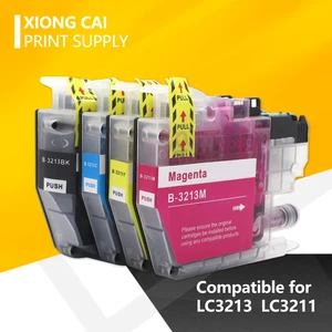 Новый совместимый чернильный картридж LC3211 LC3213 для Brother DCP-J772DW DCP-J774DW MFC-J890DW MFC-J895DW Injet принтер бесплатная доставка