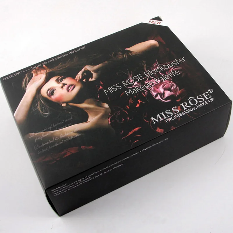 Miss Rose piano 180 цветов Макияж набор матовые тени для век Палитра нюдовые Сияющие