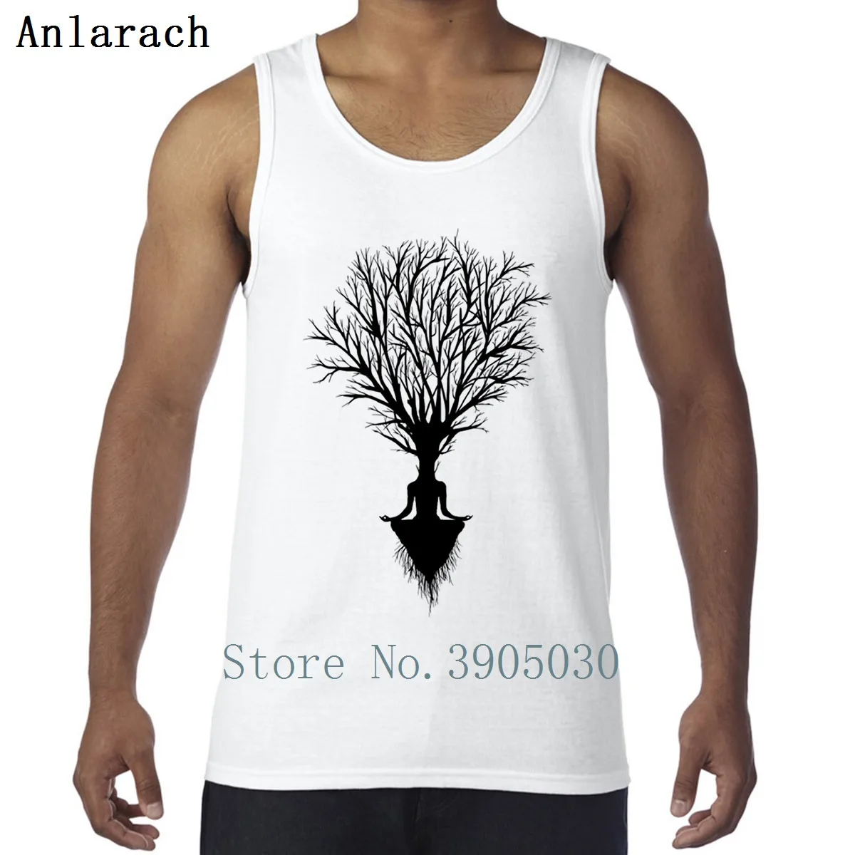 Мандала с Буддой жилет Высококачественная майка мужская без рукавов на заказ