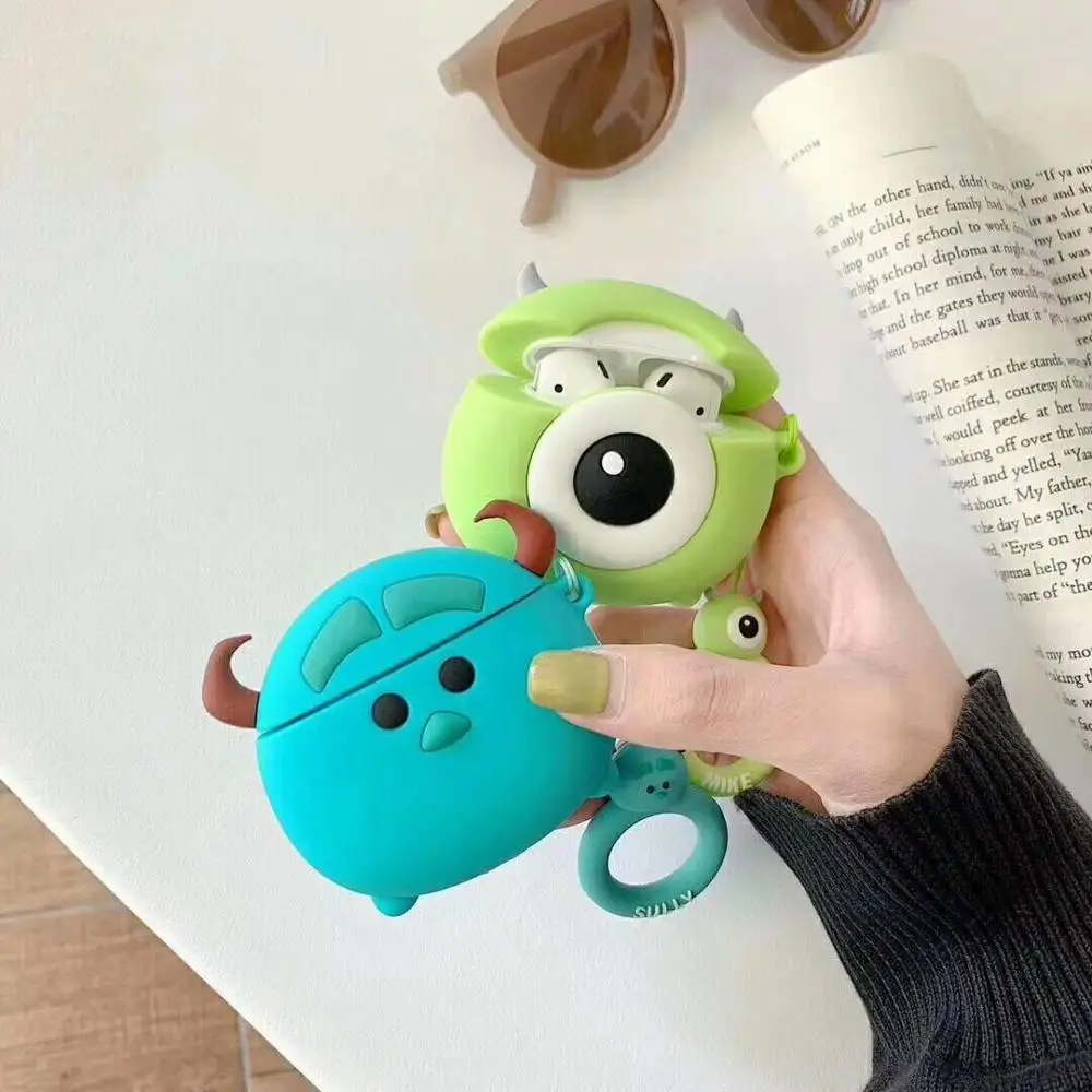 Devil eyes силиконовый чехол для Airpods защитный беспроводной Bluetooth гарнитура аксессуары коробка Наушники с зарядным устройством сумка чехол