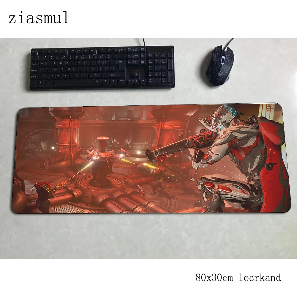 Игровой коврик для мыши warframe 80x30 см популярный большой игровой компьютерный стол