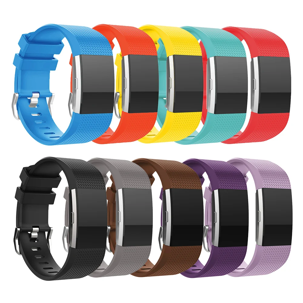 Силиконовый ремешок для часов Fitbit Charge 2 аксессуары смарт браслет Band|Ремешки