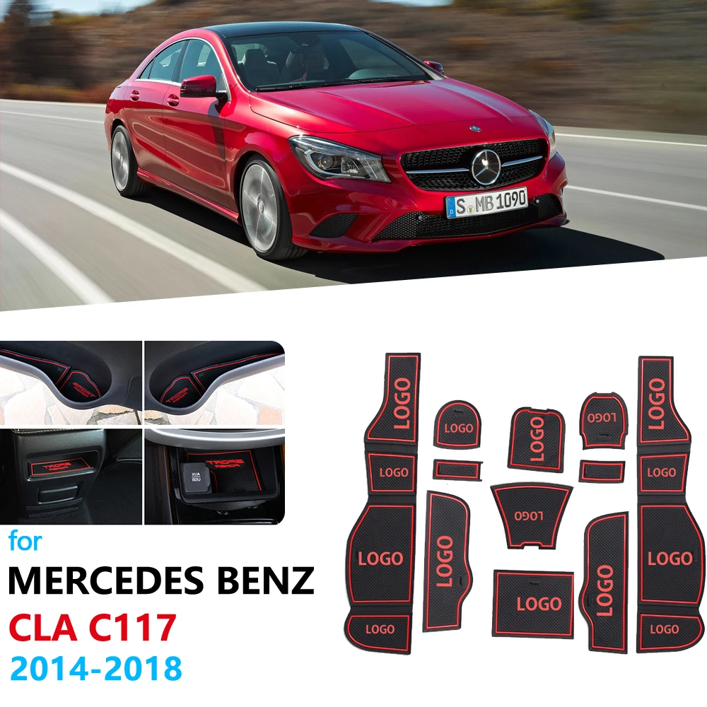 Противоскользящий резиновый коврик для подставки под ворота Mercedes Benz CLA C117 W117