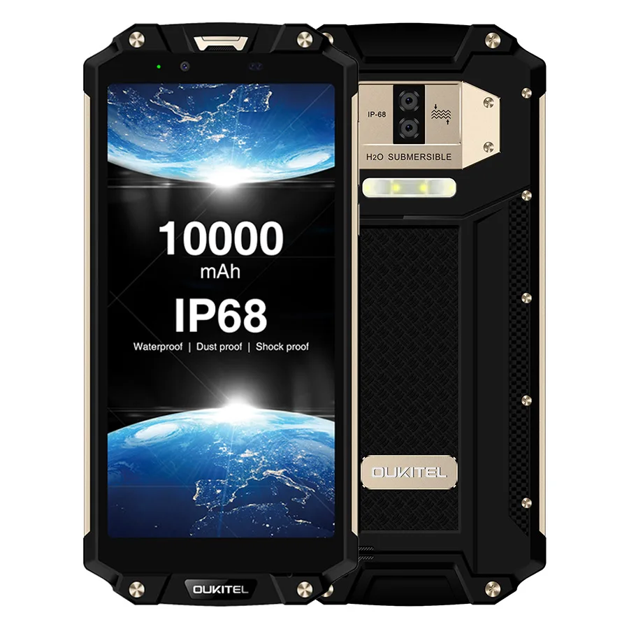 OUKITEL WP2 10000 мА/ч IP68 Водонепроницаемый и пыленепроницаемый мобильный телефон