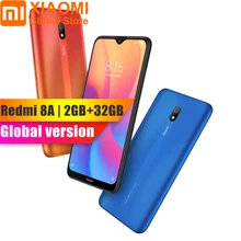 In Stoack глобальная версия Xiaomi Redmi 8A 8 A 2 ГБ 32 ГБ 6,2" Восьмиядерный мобильный смартфон Snapdargon 439 5000 мАч камера 12 МП